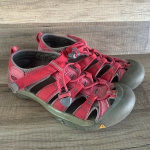 Keen Newport H2 Waterproof Red Sport Sandals - Youth 5 - 1009970